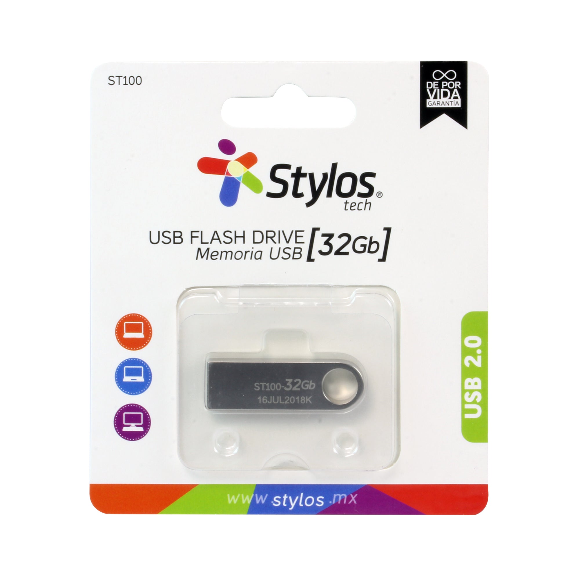 Memoria USB 32GB Stylos. STMUSB3B - Memoria USB 32GB Stylos. STMUSB3B -